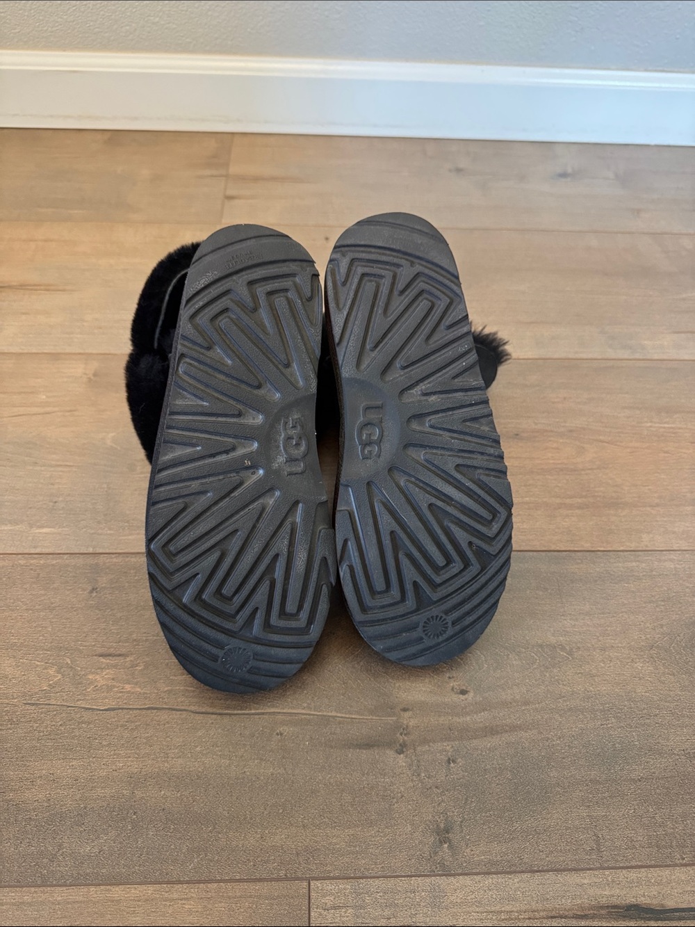 Black UGG booties. Youth 6/Women 8 - Picture 6 of 6